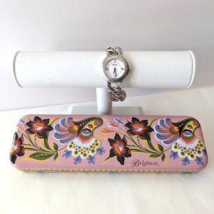 Brighton "Linx" Silver Tone Bracelet Watch